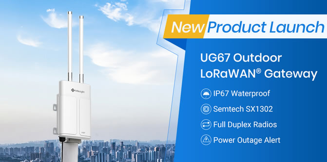 loRaWAN gateway milesight ug67